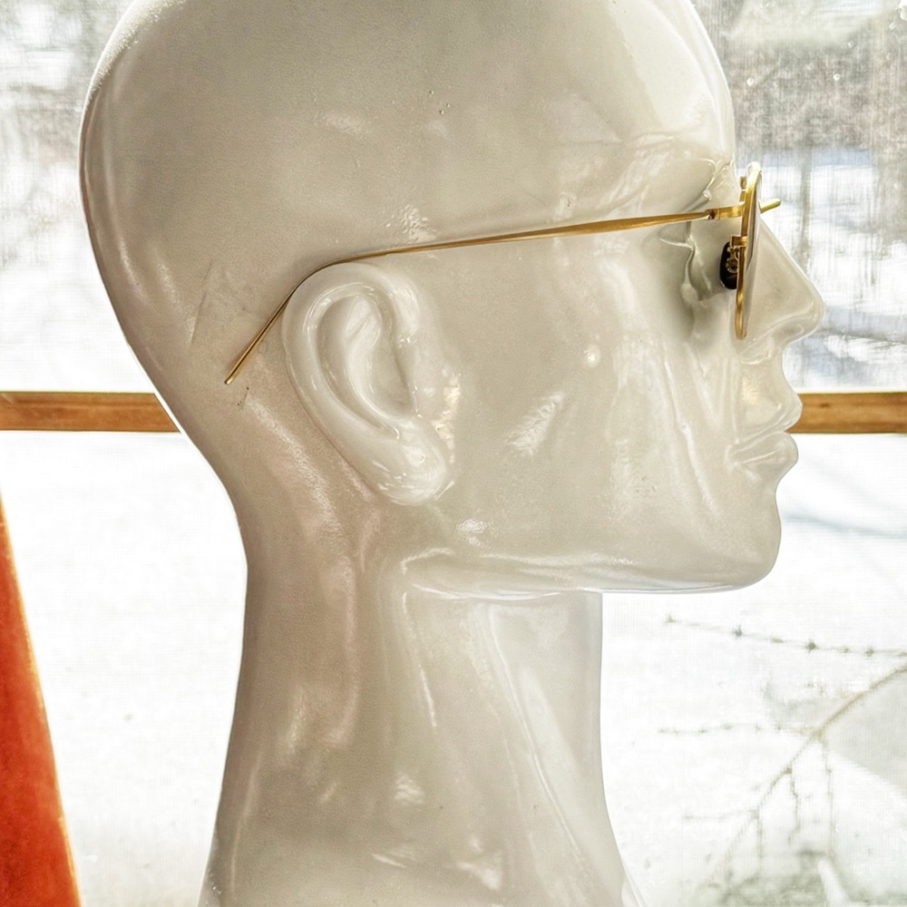 Vintage Oliver People LA Series Gold Aviator Sunglasses - Picture 8 of 12